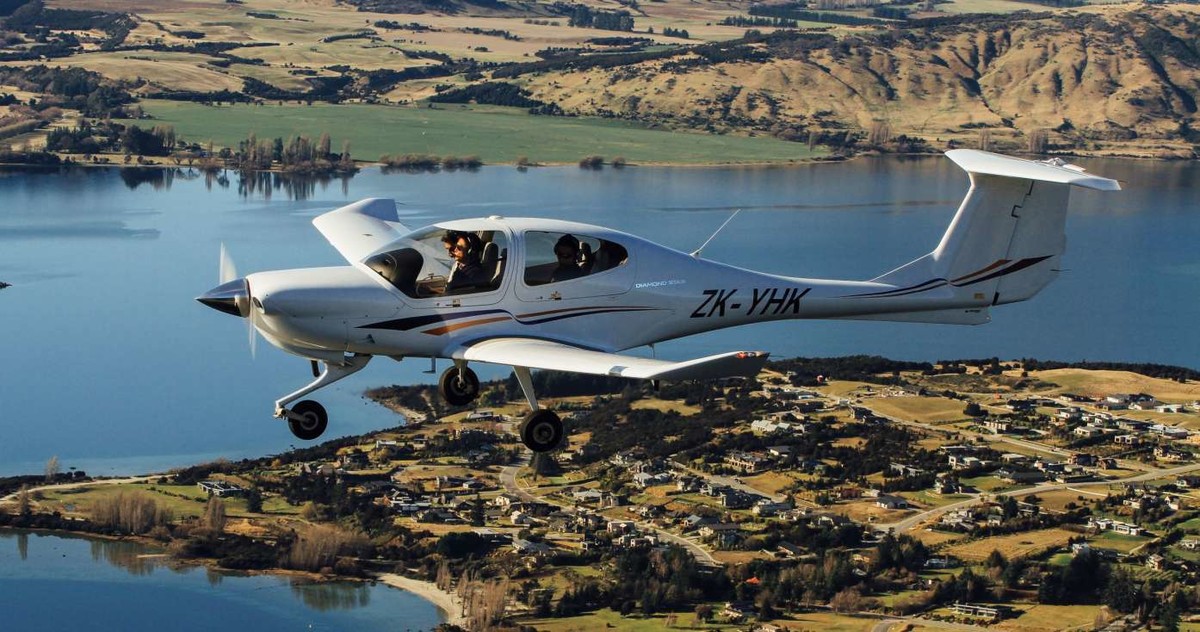 新西兰滑雪-开飞机